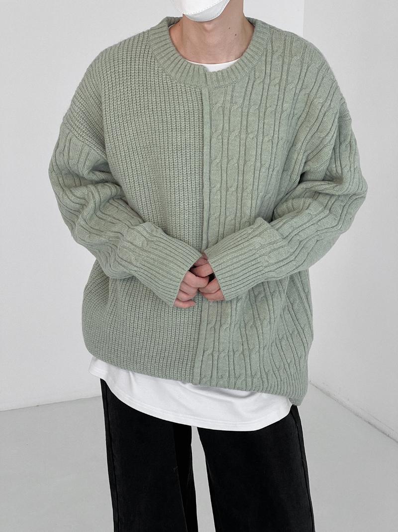 Men's Sweaters 2021 Design Sense Stitching Sweater Autumn Round Neck Pullover Loose Wild Niche Ins Tide, White;black
Men's Sweaters 2021 Design Sense Stitching Sweater Autumn Round Neck Pullover Loose Wild Niche Ins Tide, White;black