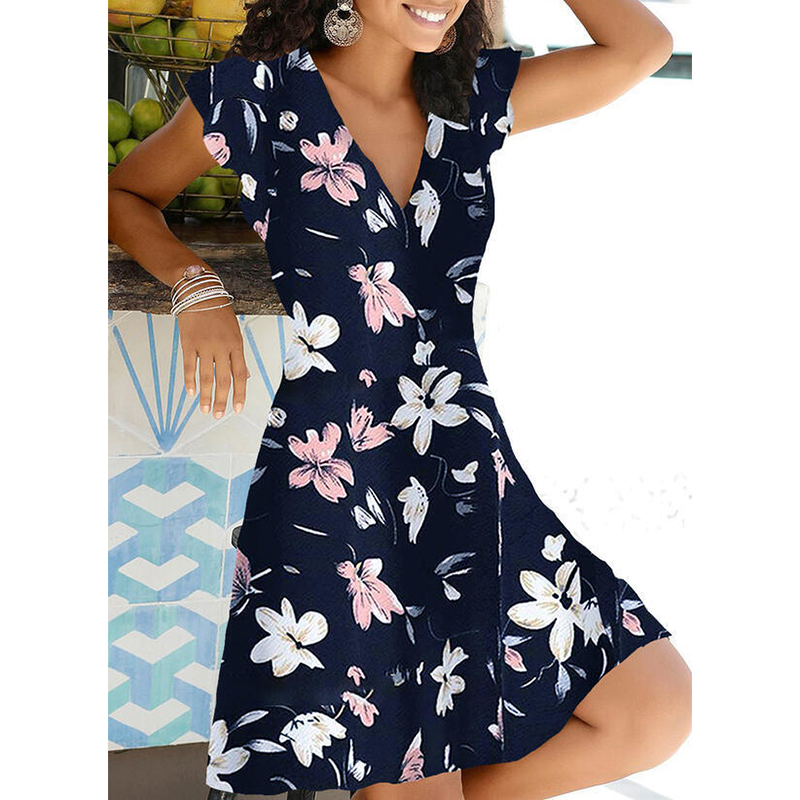 New Summer V Neck Floral Print Party Dress Women Vintage Sleeveless Tank Mini Dress Spring Loose Plus Size A-Line Dress 2021, Red
New Summer V Neck Floral Print Party Dress Women Vintage Sleeveless Tank Mini Dress Spring Loose Plus Size A-Line Dress 2021, Red