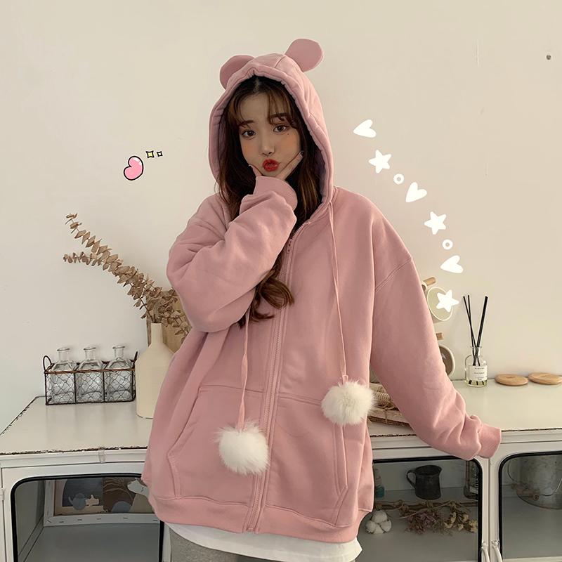 Women's Hoodies & Sweatshirts Japanese Harajuku Ulzzang Sweet And Lovely Girl Sweatshirt Female Korean Kawaii Cute Clothing For Women, Gray
Women's Hoodies & Sweatshirts Japanese Harajuku Ulzzang Sweet And Lovely Girl Sweatshirt Female Korean Kawaii Cute Clothing For Women, Gray