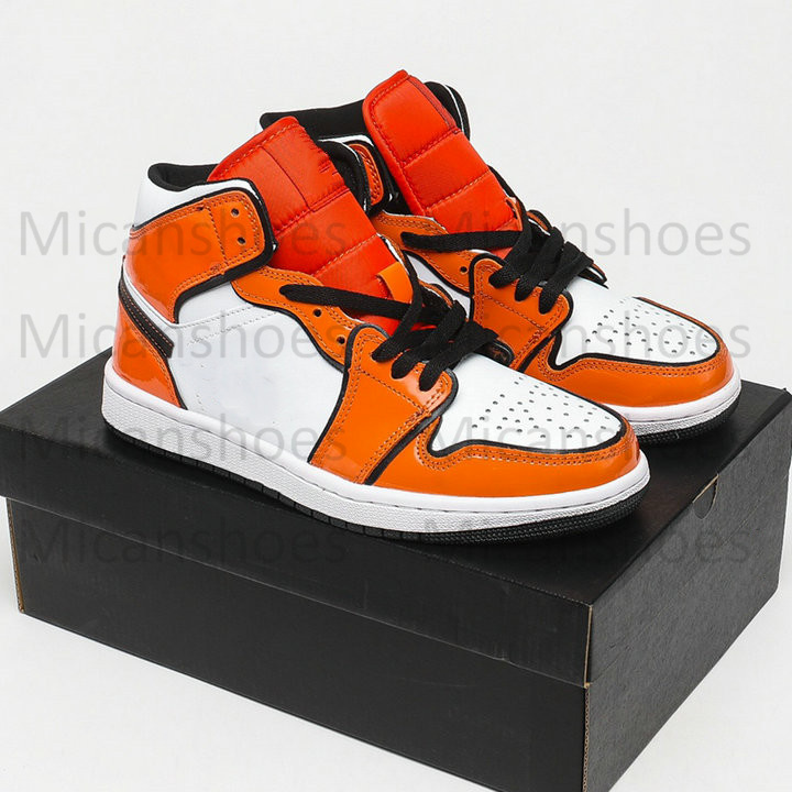 Men Women 1 Mid SE Turf Orange Shoes Classic retro Cultural Leisure Sports Baskerball Sneakers DD6834, White;red
Men Women 1 Mid SE Turf Orange Shoes Classic retro Cultural Leisure Sports Baskerball Sneakers DD6834, White;red