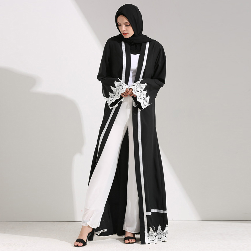 Abaya Kimono Cardigan Robe Dubai Long Lace Cardigan Muslim Hijab Dress Abayas For Women Kaftan Ramadan Turkish Islamic Clothing
Abaya Kimono Cardigan Robe Dubai Long Lace Cardigan Muslim Hijab Dress Abayas For Women Kaftan Ramadan Turkish Islamic Clothing