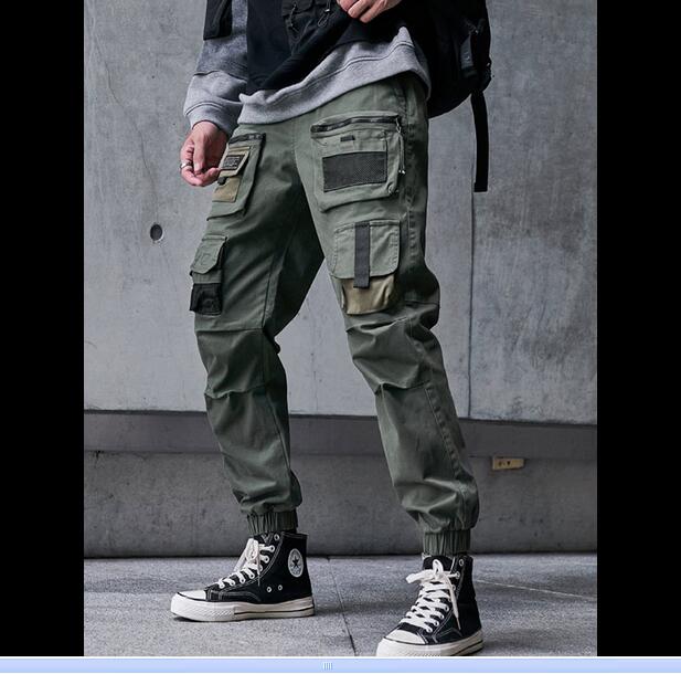 Mens Cargo Pants Men Fashion Black Baggy Joggers Techwear Hip Hop Japanese Streetwear Trousers For women, Army green
Mens Cargo Pants Men Fashion Black Baggy Joggers Techwear Hip Hop Japanese Streetwear Trousers For women, Army green