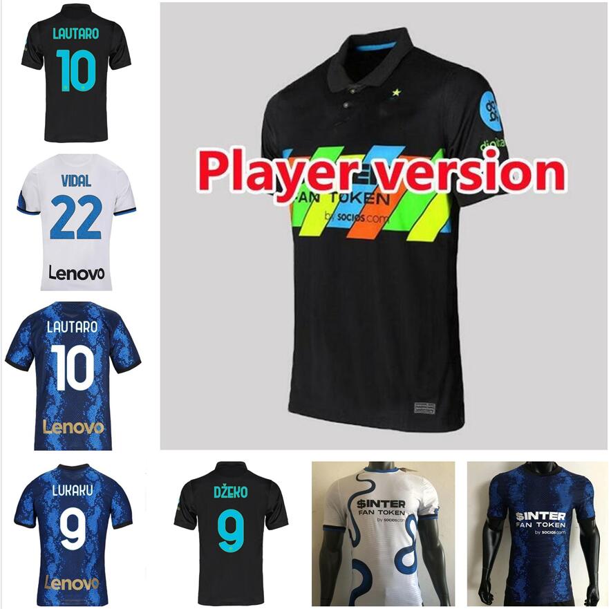 Player version 21/22 Inter LUKAKU Milan Soccer Jerseys 20212022 Fourth 4TH ALEXIS Shirt LAUTARO VIDAL ERIKSEN SKRINIAR BROZOVIC BARELLA football uniform, Lavender
Player version 21/22 Inter LUKAKU Milan Soccer Jerseys 20212022 Fourth 4TH ALEXIS Shirt LAUTARO VIDAL ERIKSEN SKRINIAR BROZOVIC BARELLA football uniform, Lavender