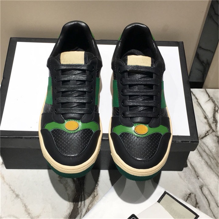 Designer Women Man Casual Shoes Classical Leather Sneakers attractive design Unisex Trainers Top Quality Stripe Rubber Sole Dirty Shoe Wholesale Price, Color23
Designer Women Man Casual Shoes Classical Leather Sneakers attractive design Unisex Trainers Top Quality Stripe Rubber Sole Dirty Shoe Wholesale Price, Color23