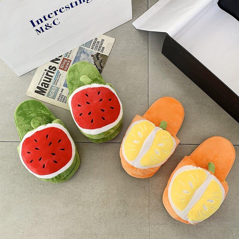 Slippers Women Home Indoor Soft Anti-slip Cotton Cute Winter Warm Shoes Cartoon Orange Watermelon Plush
Slippers Women Home Indoor Soft Anti-slip Cotton Cute Winter Warm Shoes Cartoon Orange Watermelon Plush