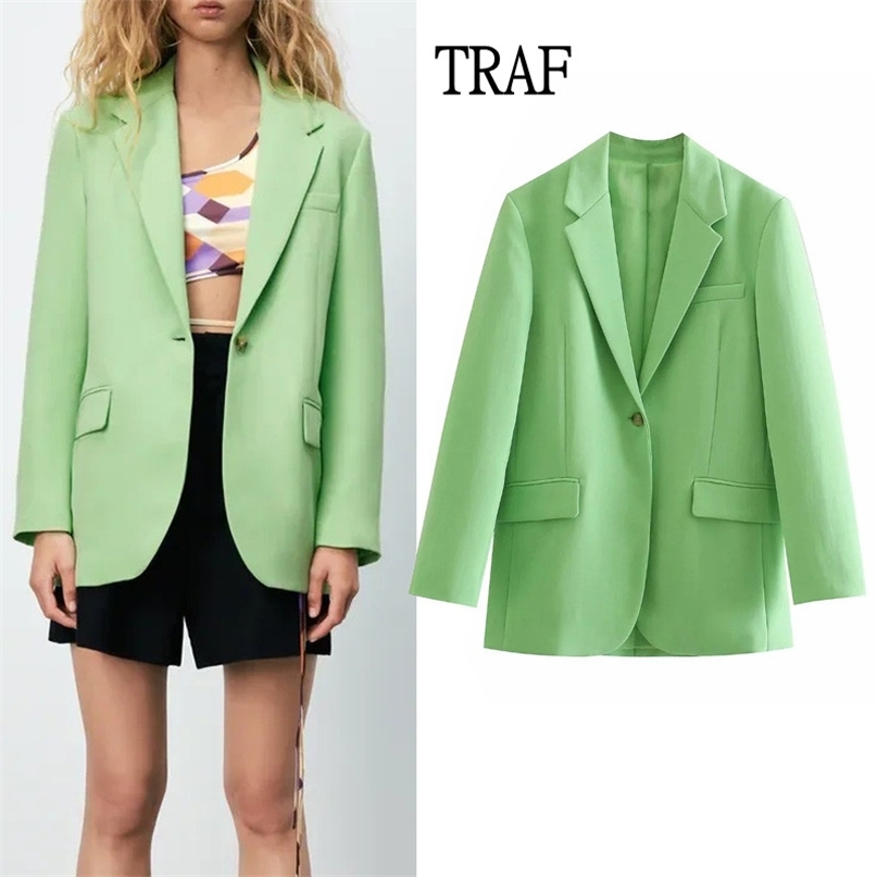 TRAF Za Blazer Women Green Suit Clothes Office Casual Jacket Coat Long Sleeve Elegant Female Trouser Suits 211019, Pants
TRAF Za Blazer Women Green Suit Clothes Office Casual Jacket Coat Long Sleeve Elegant Female Trouser Suits 211019, Pants