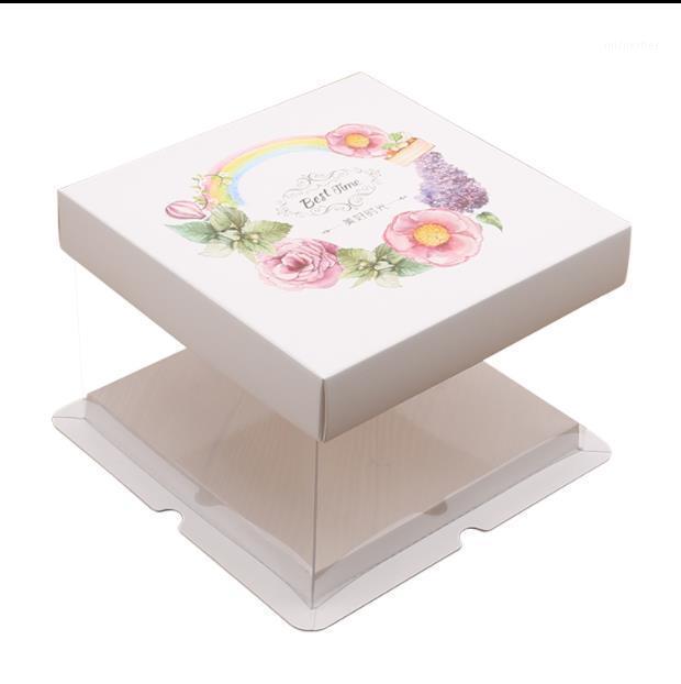 Gift Wrap 4 Inch Single Layer Transparent Portable Cake Box Plastic Packing Boxes Wedding Party Decor Supplies 5pcs/lot
Gift Wrap 4 Inch Single Layer Transparent Portable Cake Box Plastic Packing Boxes Wedding Party Decor Supplies 5pcs/lot