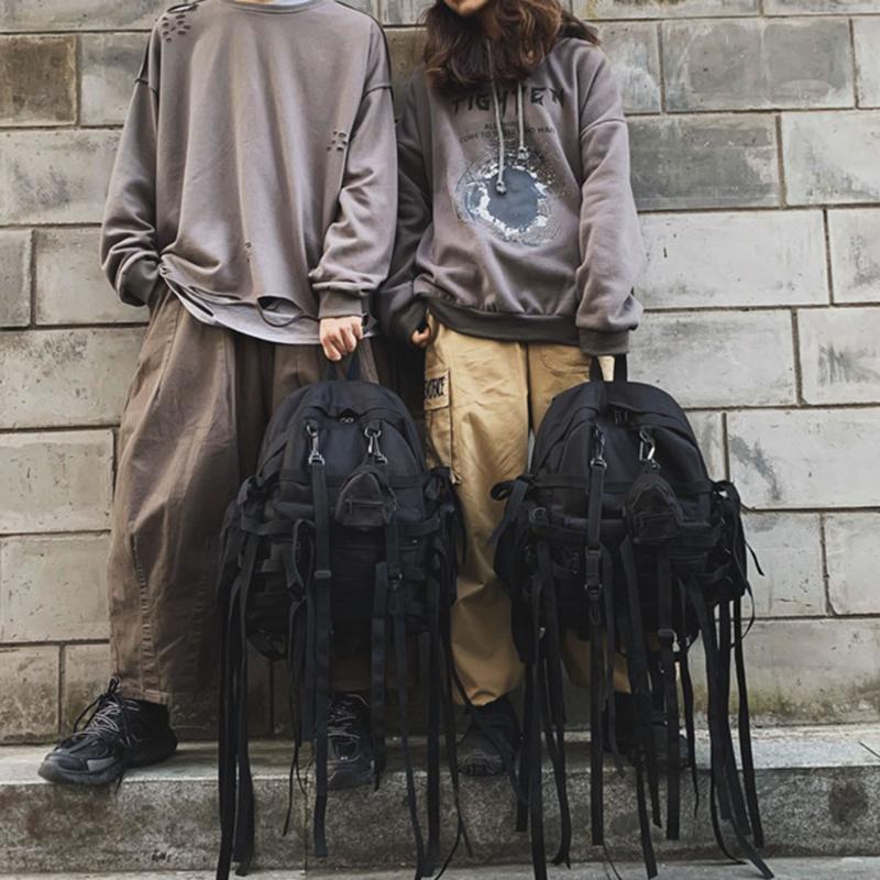 Gothic Black Backpacks Travel Bag Harajuku Casual Shoulder Backpack Punk Goth Fashion Unisex Couple School Bags
Gothic Black Backpacks Travel Bag Harajuku Casual Shoulder Backpack Punk Goth Fashion Unisex Couple School Bags