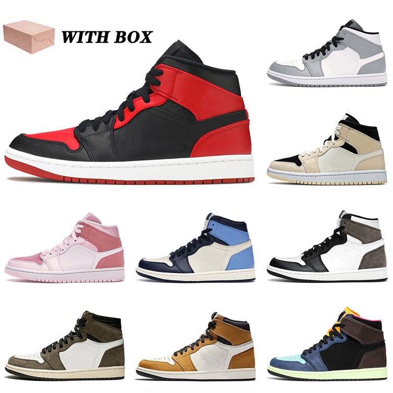 2021 Top Fashion Basketball Shoes 1 1s MID Banned Jumpman Smoke Grey High Dark Mocha Cactus Jack White Pink Quartz Off Trainers Sneakers
2021 Top Fashion Basketball Shoes 1 1s MID Banned Jumpman Smoke Grey High Dark Mocha Cactus Jack White Pink Quartz Off Trainers Sneakers