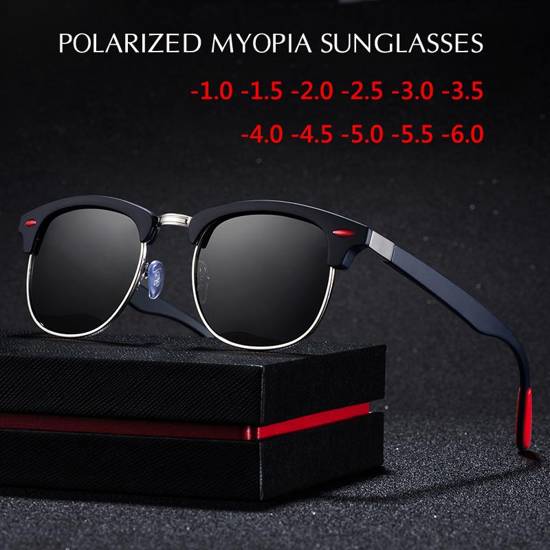 Sunglasses Men Classic Brand Design Polarized Myopia Women Outdoor Sport Driving Prescription Sun Glasses Oculos SPH 0 To -6.00, White;black
Sunglasses Men Classic Brand Design Polarized Myopia Women Outdoor Sport Driving Prescription Sun Glasses Oculos SPH 0 To -6.00, White;black
