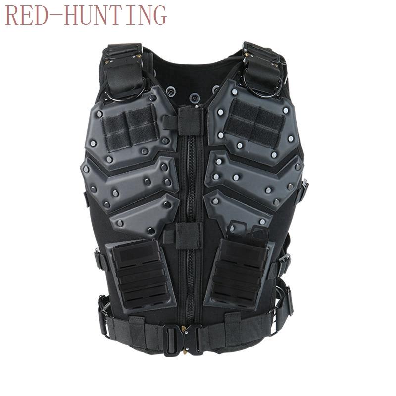 Hunting Jackets Tactical Vest Outdoor Military CS Paintball Protective Waistcoat Body Armor With 5.56 Magazine Pouches, Black
Hunting Jackets Tactical Vest Outdoor Military CS Paintball Protective Waistcoat Body Armor With 5.56 Magazine Pouches, Black