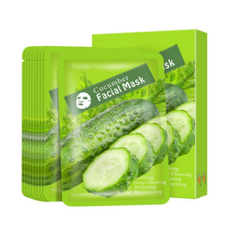 10 Pcs Cucumber Facial Mask Set Refreshing Anti-wrinkle Anti-Aging Moisturizing Firm Oil-control Anti-Acne Whitening Face Mask
10 Pcs Cucumber Facial Mask Set Refreshing Anti-wrinkle Anti-Aging Moisturizing Firm Oil-control Anti-Acne Whitening Face Mask