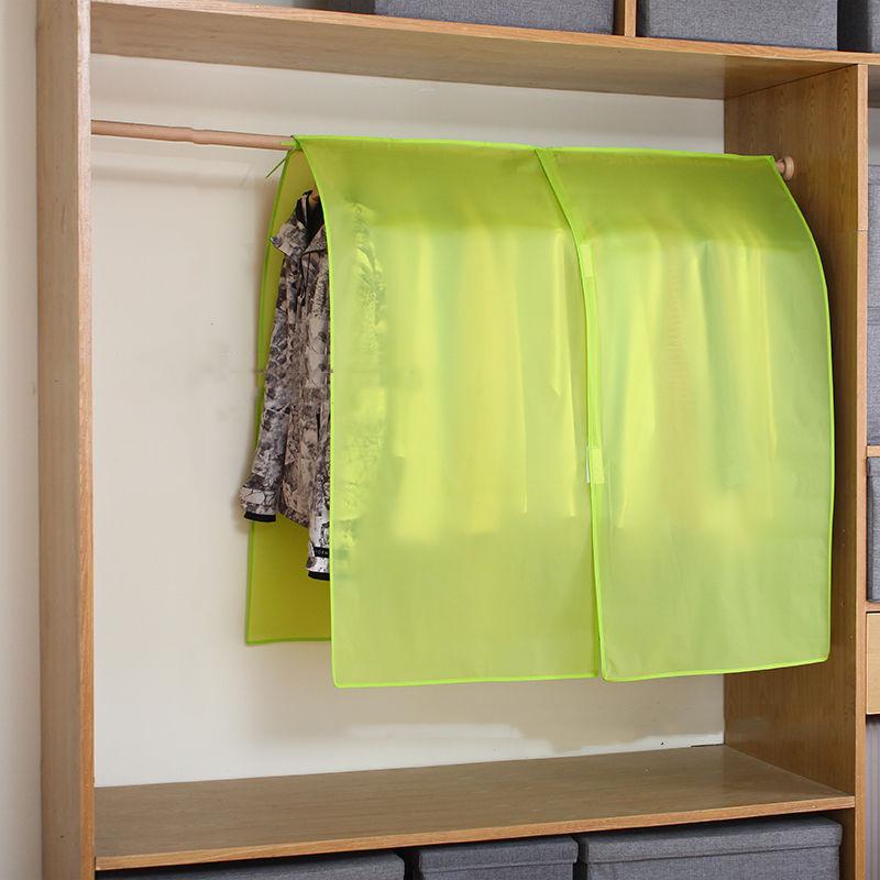 Clothing & Wardrobe Storage Solid Color Semi-transparent Frosted Clothes Dust Cover Hanging Suit Long Coat Thickened Bag
Clothing & Wardrobe Storage Solid Color Semi-transparent Frosted Clothes Dust Cover Hanging Suit Long Coat Thickened Bag