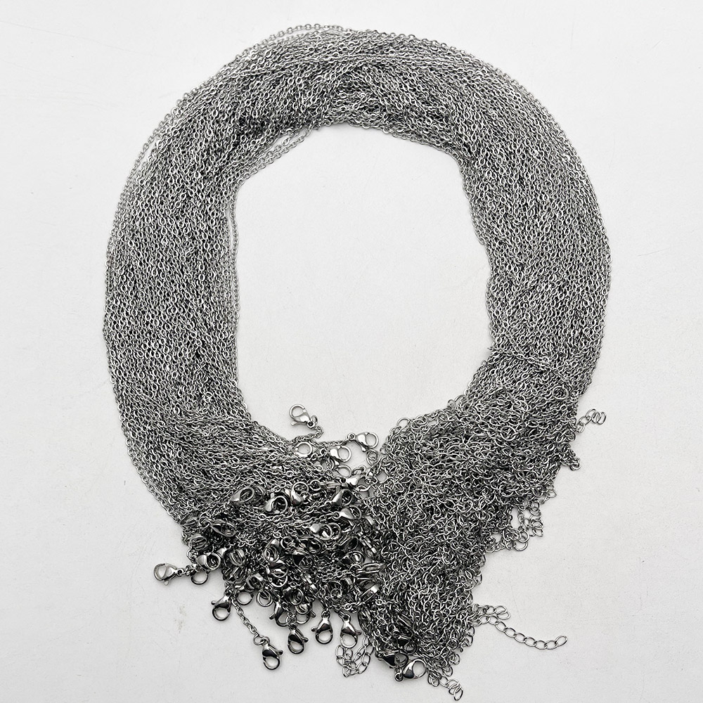 45cm+5cm Stainless Steel Cords Chain Necklace Lanyard Charm Pendant Jewelry Making ACC
45cm+5cm Stainless Steel Cords Chain Necklace Lanyard Charm Pendant Jewelry Making ACC