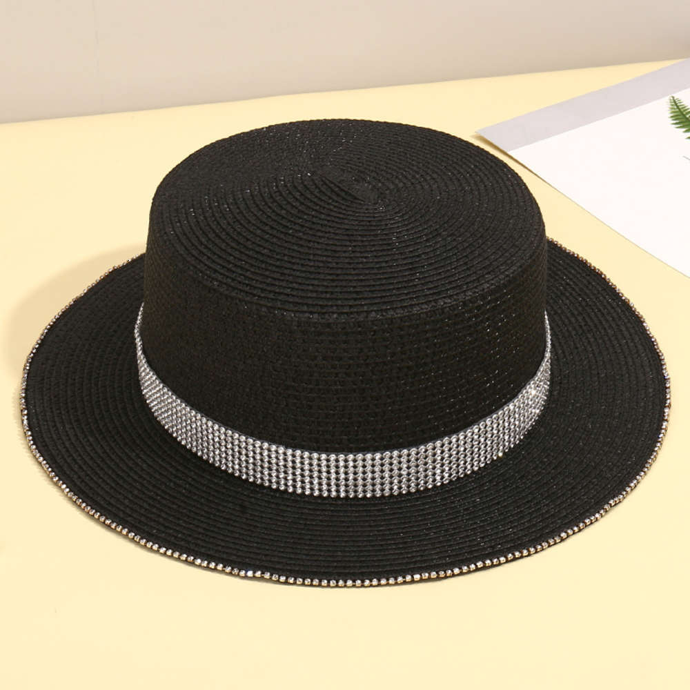 water drill South Korean straw hat women's summer outdoor travel beach leisure versatile sunscreen, Blue;gray
water drill South Korean straw hat women's summer outdoor travel beach leisure versatile sunscreen, Blue;gray