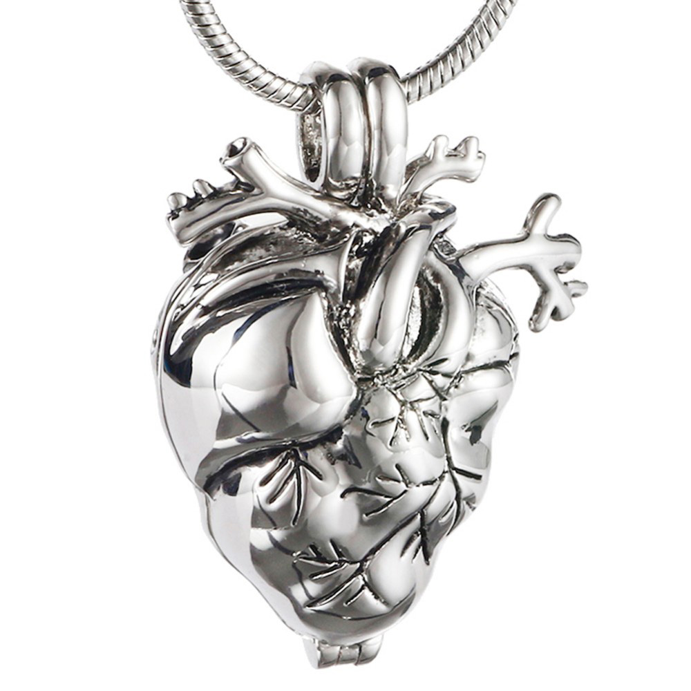 Anatomical Heart Necklace Cremation Organ Openable Pendant Box Urn Memorial Family-I will keep you in my forever
Anatomical Heart Necklace Cremation Organ Openable Pendant Box Urn Memorial Family-I will keep you in my forever