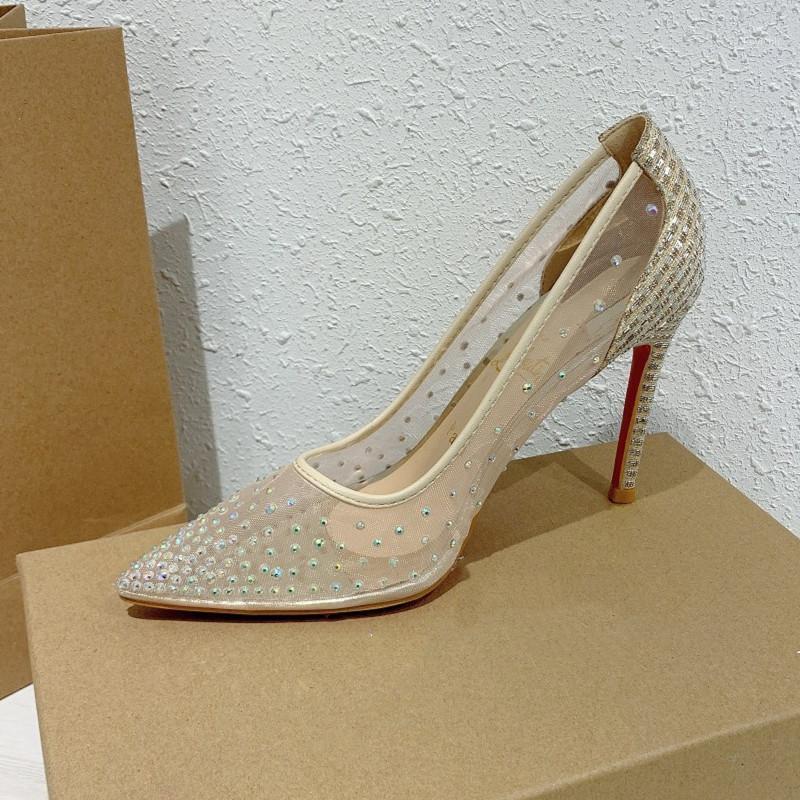 Dress Shoes 2021 Summer Classic Women Unique Fashion Red Bottom High Heel Breathable Mesh Pointy Rhinestone Diamond Wedding, 8cm
Dress Shoes 2021 Summer Classic Women Unique Fashion Red Bottom High Heel Breathable Mesh Pointy Rhinestone Diamond Wedding, 8cm