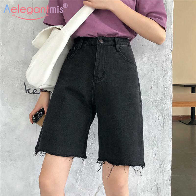 Aelegantmis High Waist Black Knee Length Jeans Women Gift Belt Casual Loose Blue Denim Retro Straight Shorts Pants Korean Chic 210607
Aelegantmis High Waist Black Knee Length Jeans Women Gift Belt Casual Loose Blue Denim Retro Straight Shorts Pants Korean Chic 210607