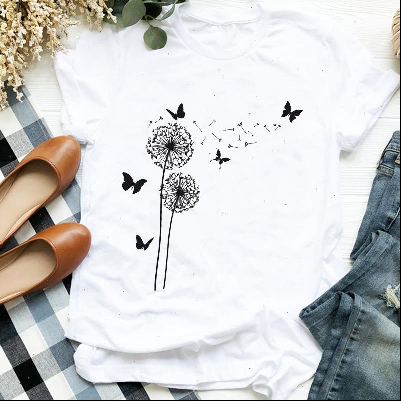 dandelion butterfly cute 90s womens t shirt summer autumn print tee clothes graphic, White
dandelion butterfly cute 90s womens t shirt summer autumn print tee clothes graphic, White