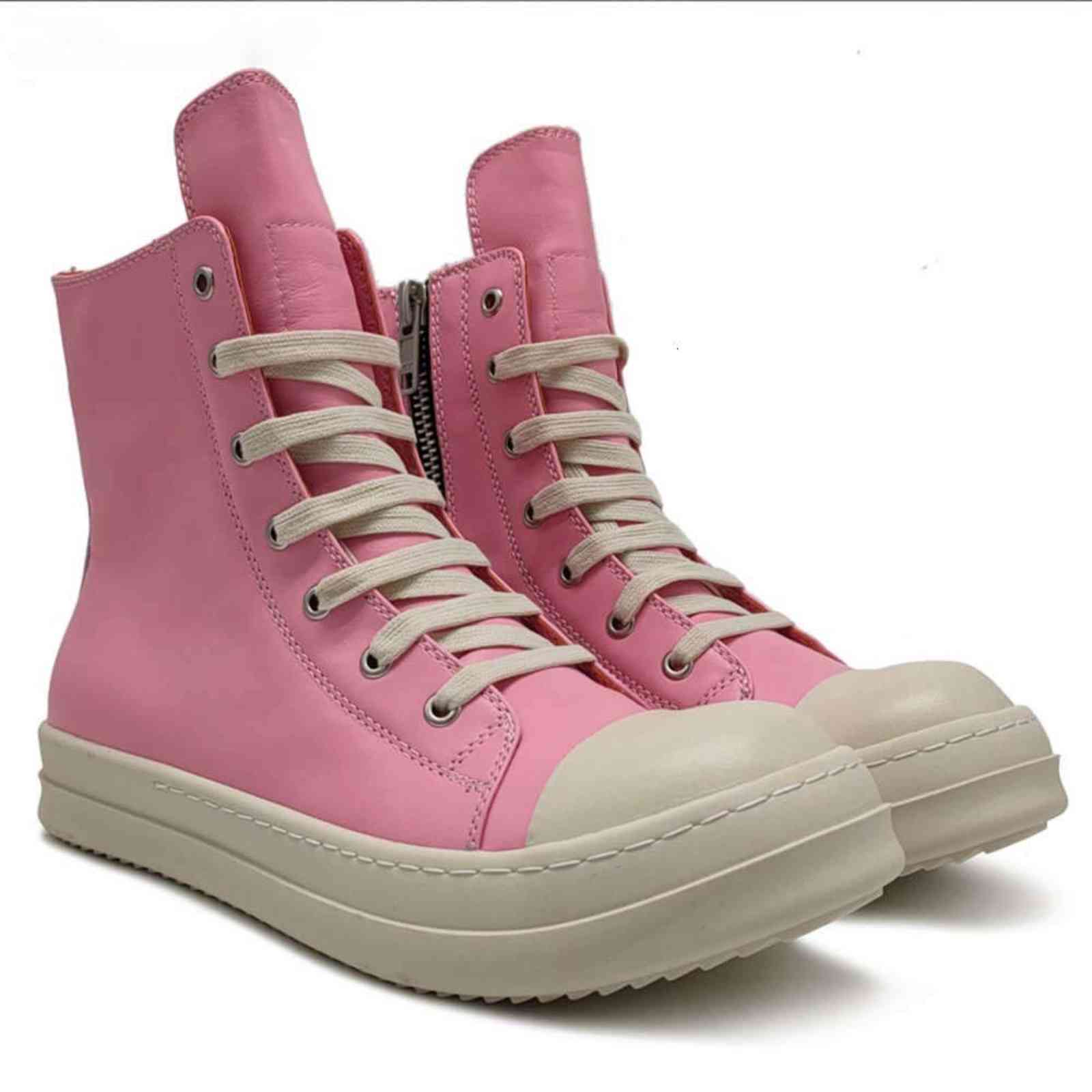 High Street Mark Rick Top Board Shoes Owens Sneakers Men Women Pink Leather Casual, Supplementary freight
High Street Mark Rick Top Board Shoes Owens Sneakers Men Women Pink Leather Casual, Supplementary freight