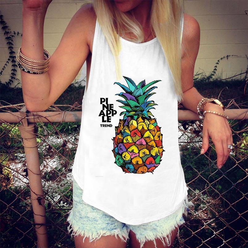 vest harajuku camisole womens cami vintage pineapple print vogue casual loose beach sports streetwear, White
vest harajuku camisole womens cami vintage pineapple print vogue casual loose beach sports streetwear, White