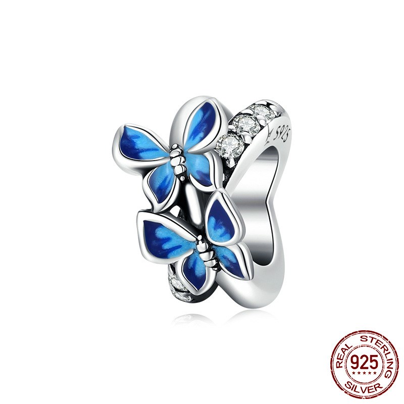 12 Solid S925 Sterling Silver CZ Butterfly Pendant Charm Women Fit For Bracelet Accessories Beads High Quality girl jewelry making
12 Solid S925 Sterling Silver CZ Butterfly Pendant Charm Women Fit For Bracelet Accessories Beads High Quality girl jewelry making
