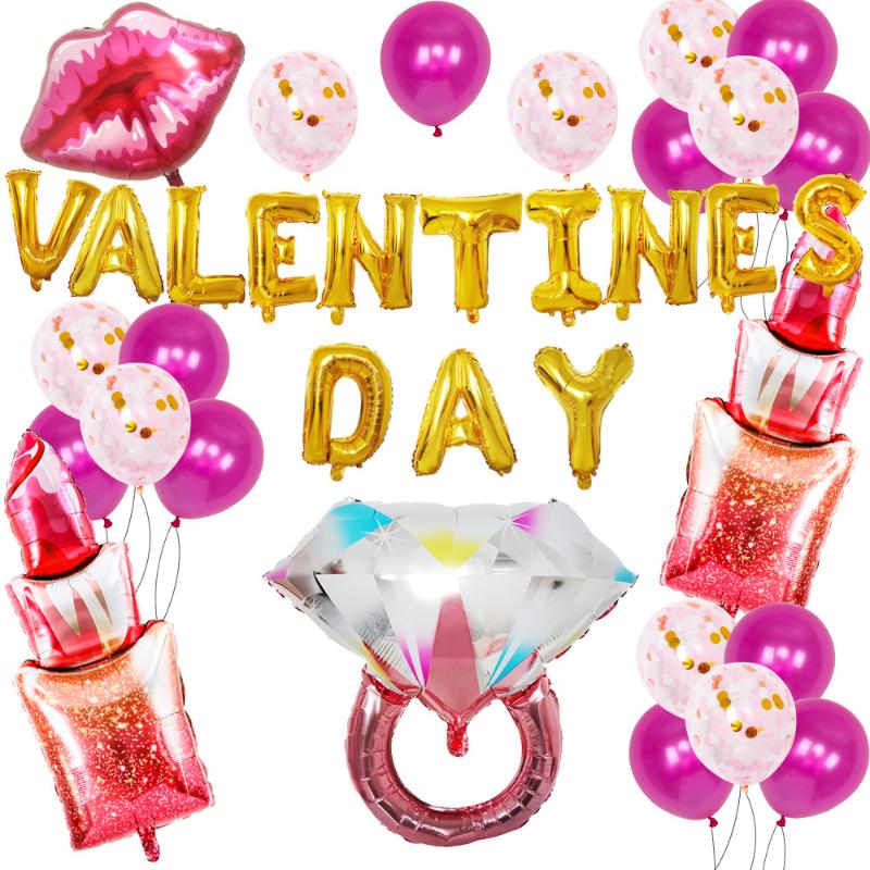 Party Decoration Valentine's Day Balloons Arch Garland Kit Large Diamond Ring Foil Valentines Wedding
Party Decoration Valentine's Day Balloons Arch Garland Kit Large Diamond Ring Foil Valentines Wedding