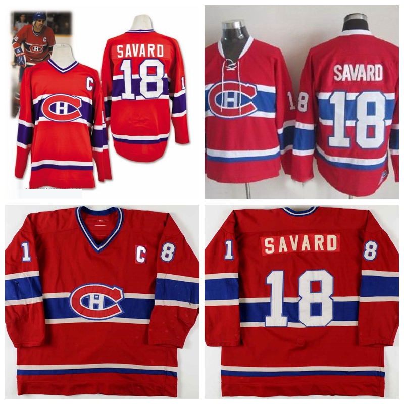 Vintage Montreal Canadiens 18 Serge Savard Hockey Jerseys Size Mens Home Red White Stitched Shirts M, Red 93
Vintage Montreal Canadiens 18 Serge Savard Hockey Jerseys Size Mens Home Red White Stitched Shirts M, Red 93