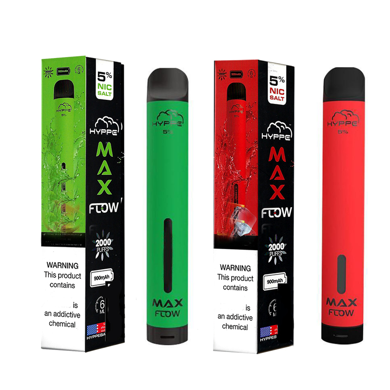 Top Hyppes Max Flow 2000 Puffs Disposable Device E Cigarette 6ML Pre-Filled Vape Pods 900mah battery Avialiable Puff flex ezzy super Portabl
Top Hyppes Max Flow 2000 Puffs Disposable Device E Cigarette 6ML Pre-Filled Vape Pods 900mah battery Avialiable Puff flex ezzy super Portabl