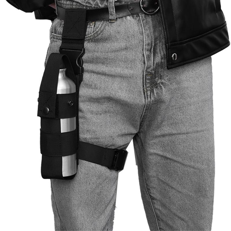 Stuff Sacks Tactical Drop Leg Water Bottle Pouch 9 Thigh Holster For Pepper Sprayer Mini Extinguisher Camping Outdoor Accessories, Black
Stuff Sacks Tactical Drop Leg Water Bottle Pouch 9 Thigh Holster For Pepper Sprayer Mini Extinguisher Camping Outdoor Accessories, Black