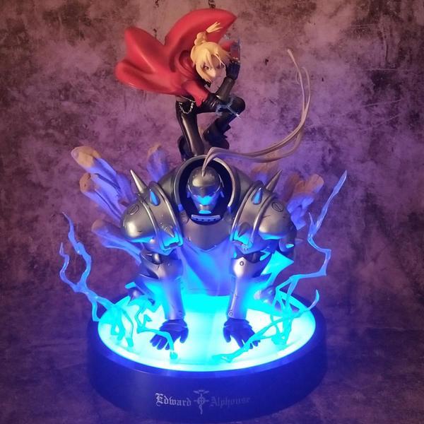 

MegaHouse G.E.M. FULLMETAL ALCHEMIST Edward Elric Alphonse Elric japanese Anime PVC Action Figures toy Collectible Model Doll Q0722, No retail box