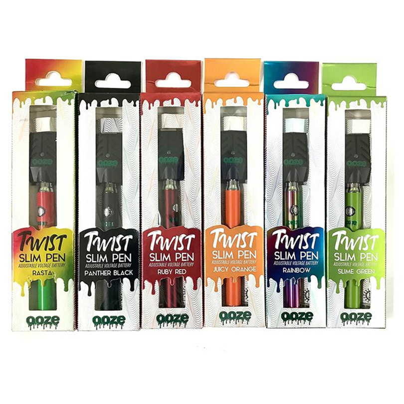 OOZE Twist 320mah Battery Charger Kit variable voltage Preheat 510 Vape Pen Batterys Cartridge Vaporizer
OOZE Twist 320mah Battery Charger Kit variable voltage Preheat 510 Vape Pen Batterys Cartridge Vaporizer