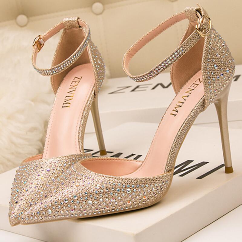 Summer High Heels Pointed Toe Women Shoes Bowknot Rhinestone Ladies Slingbacks Pumps Ankle Strap Stiletto Wedding Party Sandals, Bronze
Summer High Heels Pointed Toe Women Shoes Bowknot Rhinestone Ladies Slingbacks Pumps Ankle Strap Stiletto Wedding Party Sandals, Bronze