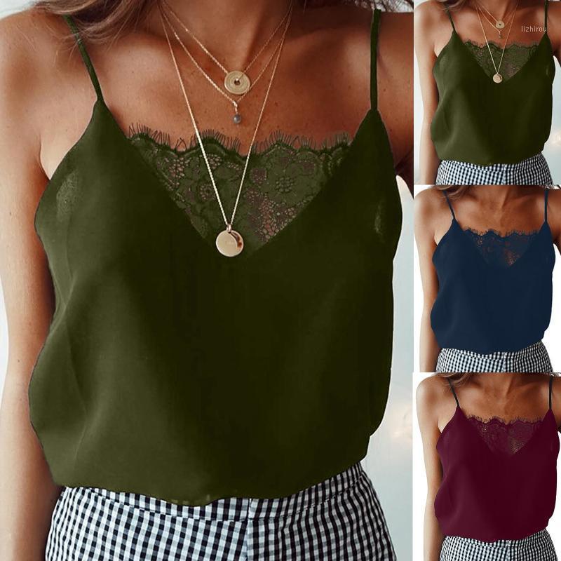 Camisoles & Tanks Spaghetti Strap Top Women Halter V Neck Basic Cami Sleeveless Satin Silk Tank Lace Sexy Vest Summer Solid Camisole Plus Si, Bu
Camisoles & Tanks Spaghetti Strap Top Women Halter V Neck Basic Cami Sleeveless Satin Silk Tank Lace Sexy Vest Summer Solid Camisole Plus Si, Bu