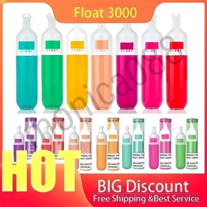 Float Disposable Vape Pen E Cigarette Device With 1100mAh Battery 8ml Prefilled Pod Cartridge 3000 Puffs Flume Smoking Vapes VS bang xxl puff bar plus
Float Disposable Vape Pen E Cigarette Device With 1100mAh Battery 8ml Prefilled Pod Cartridge 3000 Puffs Flume Smoking Vapes VS bang xxl puff bar plus