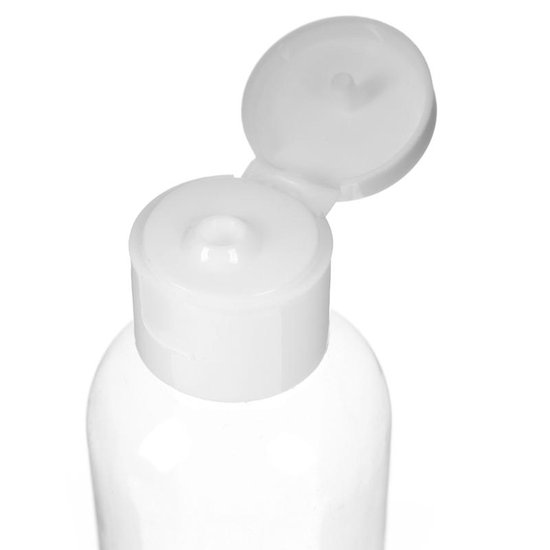 Storage Bottles & Jars 10pcs Plastic Shampoo Bottle 100ml Clear Empty Vail For Travel Container Lotion Liquid Makeup Cosmetic
