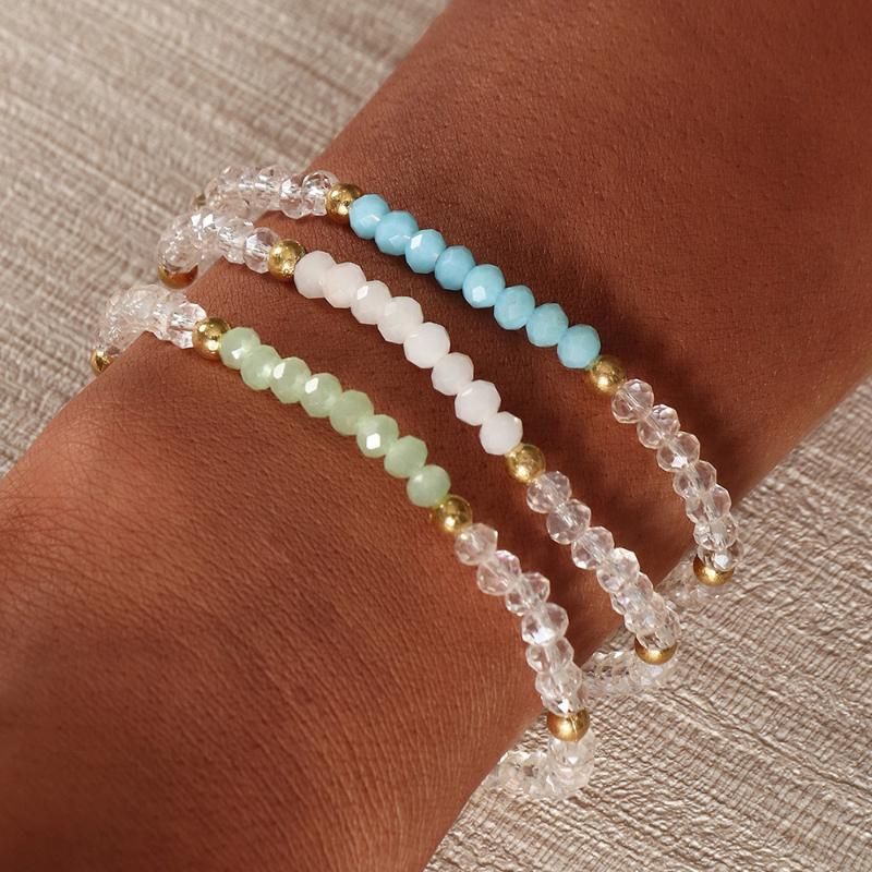 Beaded, Strands Transparent Beaded Bracelets For Women 3 Pcs/Set Elastic Stretch Bracelet Female Hand Chains 2021 Fashion Jewelry Simple
Beaded, Strands Transparent Beaded Bracelets For Women 3 Pcs/Set Elastic Stretch Bracelet Female Hand Chains 2021 Fashion Jewelry Simple
