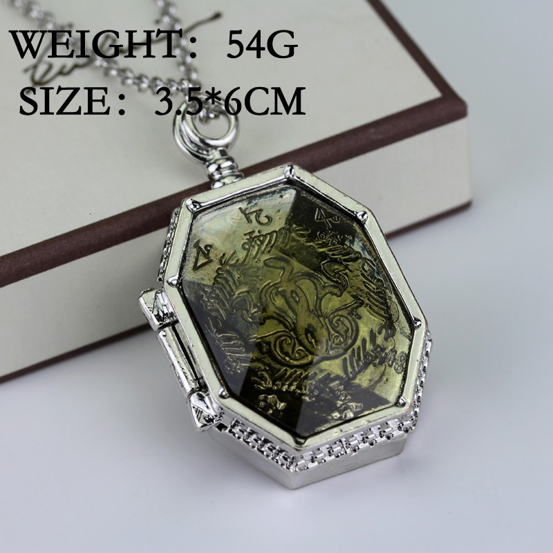 jewelry pendant necklace Slytherin Horcrux Harry alloy Potter nelace can open the box, Silver
jewelry pendant necklace Slytherin Horcrux Harry alloy Potter nelace can open the box, Silver
