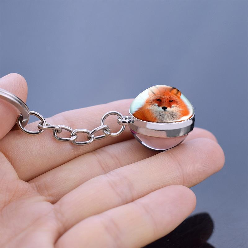 Keychains Animal Key Holder Chain For Pants On The Jeans Wolf Ring 2 Side Glass Ball Women Keychain Bag Car Handbag Pendant Keyring
Keychains Animal Key Holder Chain For Pants On The Jeans Wolf Ring 2 Side Glass Ball Women Keychain Bag Car Handbag Pendant Keyring