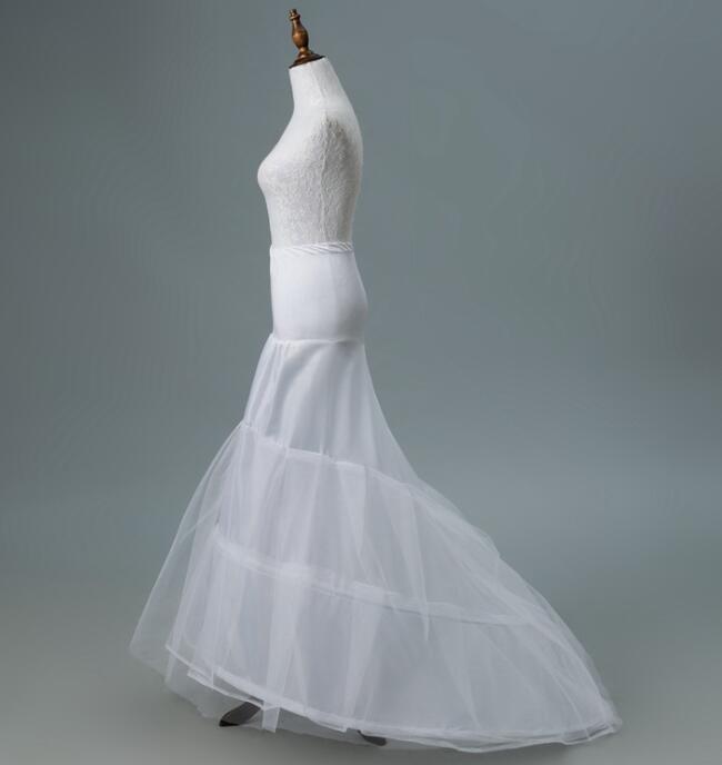 2021 Sexy Wedding Dress One Hoop Petticoat Crinoline for Mermaid Gowns Flounced Petticoats Slip Bridal Accessories от DHgate WW
