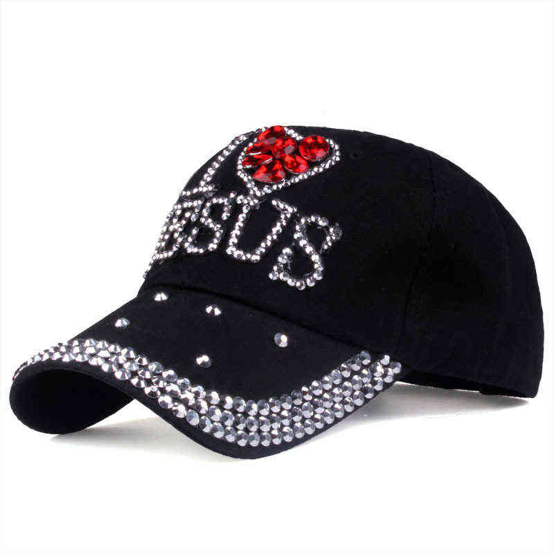 Leisure Jesus Heart Printed Baseball Cap Fashion Rhinestone Adjustable Outdoor Sports Cap for Women Men Cotton Sun Hat Hip-Pop X220214, Blue;gray
Leisure Jesus Heart Printed Baseball Cap Fashion Rhinestone Adjustable Outdoor Sports Cap for Women Men Cotton Sun Hat Hip-Pop X220214, Blue;gray