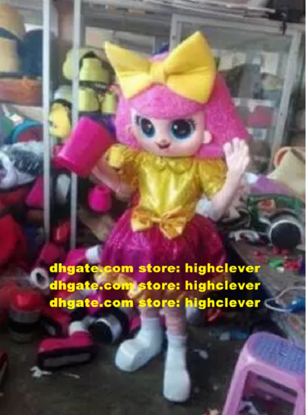 Glitter Doll Girl Mascot Costume Adult Cartoon Character Outfit Suit Expo Fair Motexha Spoga Cartoons Props cx2060, Red;yellow
Glitter Doll Girl Mascot Costume Adult Cartoon Character Outfit Suit Expo Fair Motexha Spoga Cartoons Props cx2060, Red;yellow