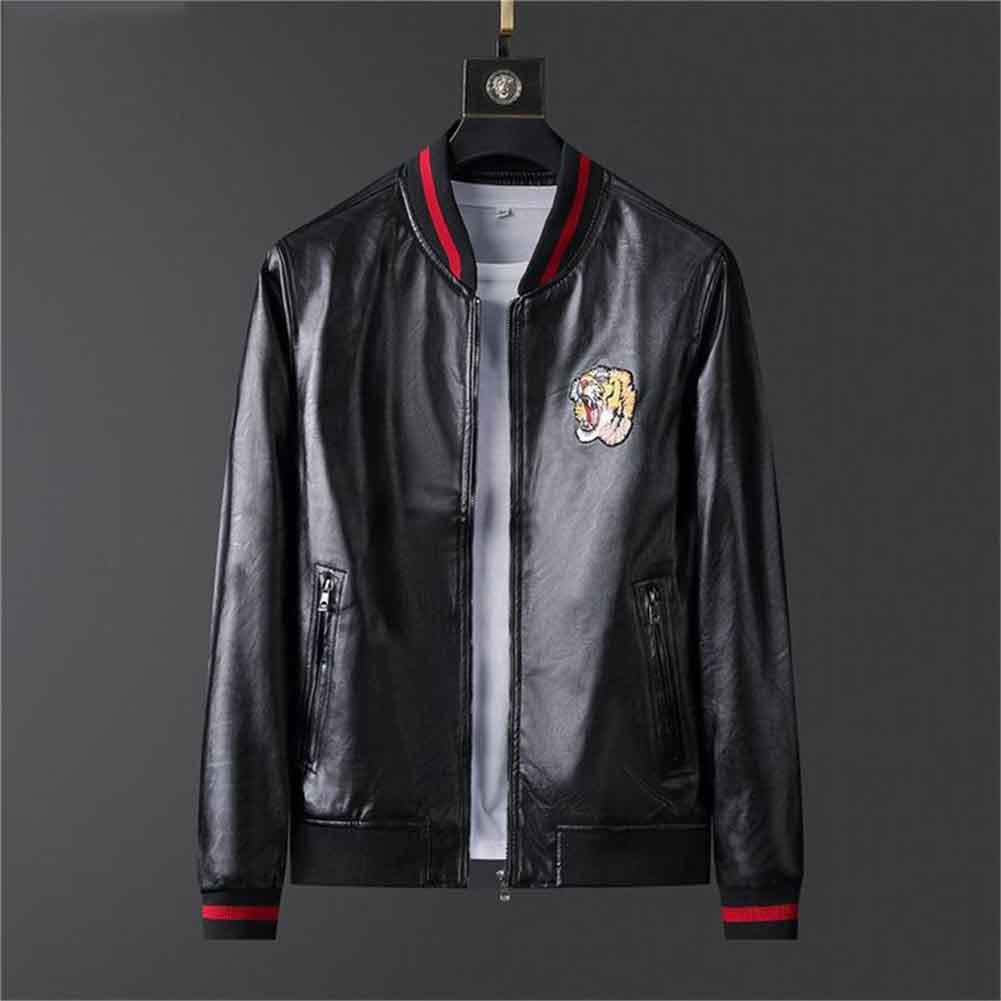 Mens Jacket embroidery tiger head imitation leather jacket hip-hop casual jacket high quality men's fashion luxury gym clothes Asian M-3XL
Mens Jacket embroidery tiger head imitation leather jacket hip-hop casual jacket high quality men's fashion luxury gym clothes Asian M-3XL