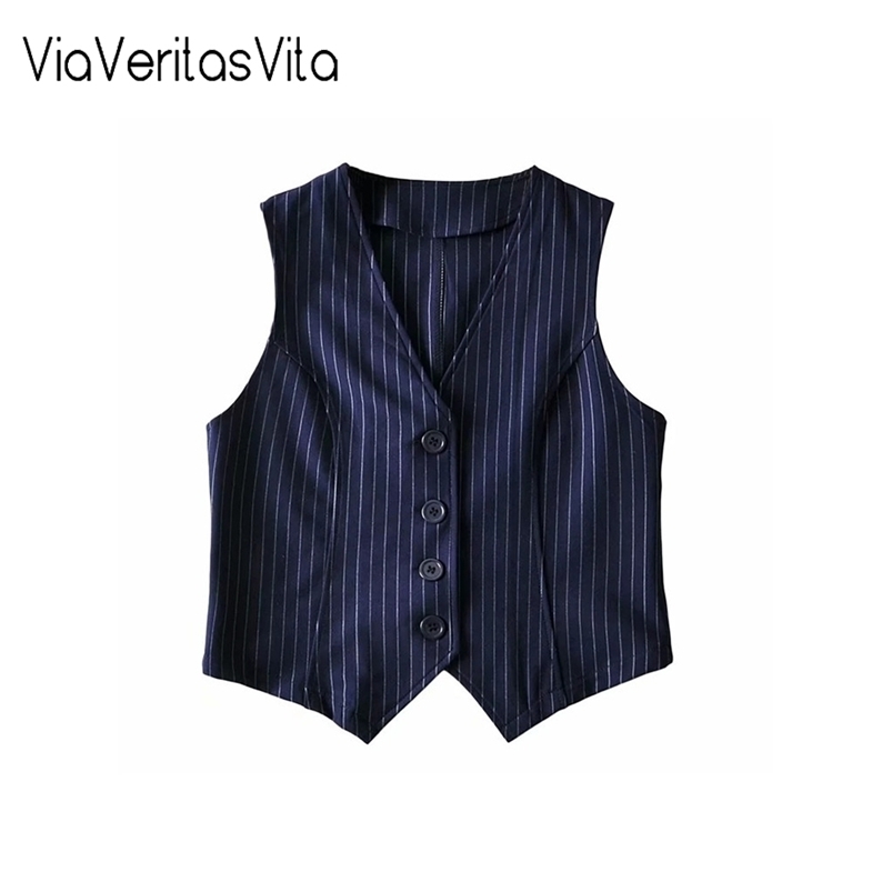 Stripe Vest Suit Women Elegant OL Waistcoat Vest V-Neck Career Ladies Crop Tops Office Formal Work Wear Outerwear Autumn Mujer 211109, Blue skirt
Stripe Vest Suit Women Elegant OL Waistcoat Vest V-Neck Career Ladies Crop Tops Office Formal Work Wear Outerwear Autumn Mujer 211109, Blue skirt