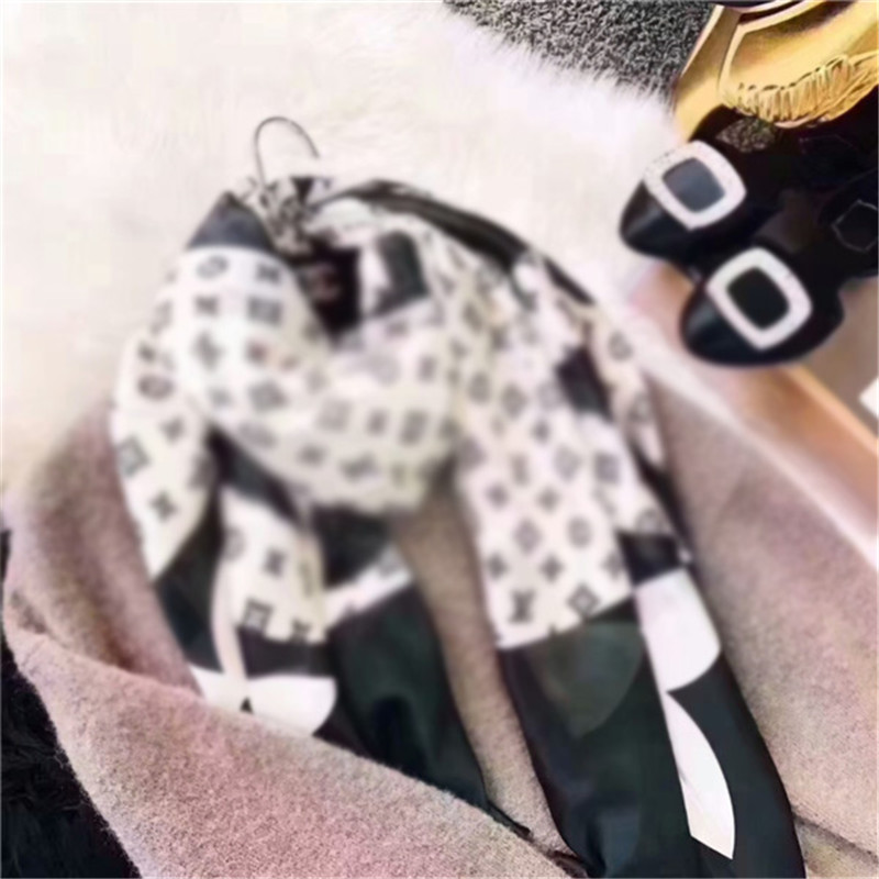 Designer scarf fashion women's decorative silk brand printed scarf fashion long scarf 190*90cm