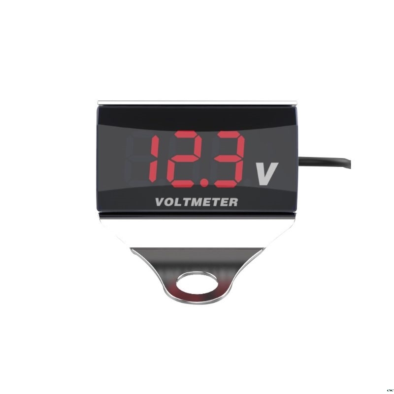 8V-150V Led Digital Display Voltmeter Car Motor Voltage Gauge Panel Meter Met Beugel