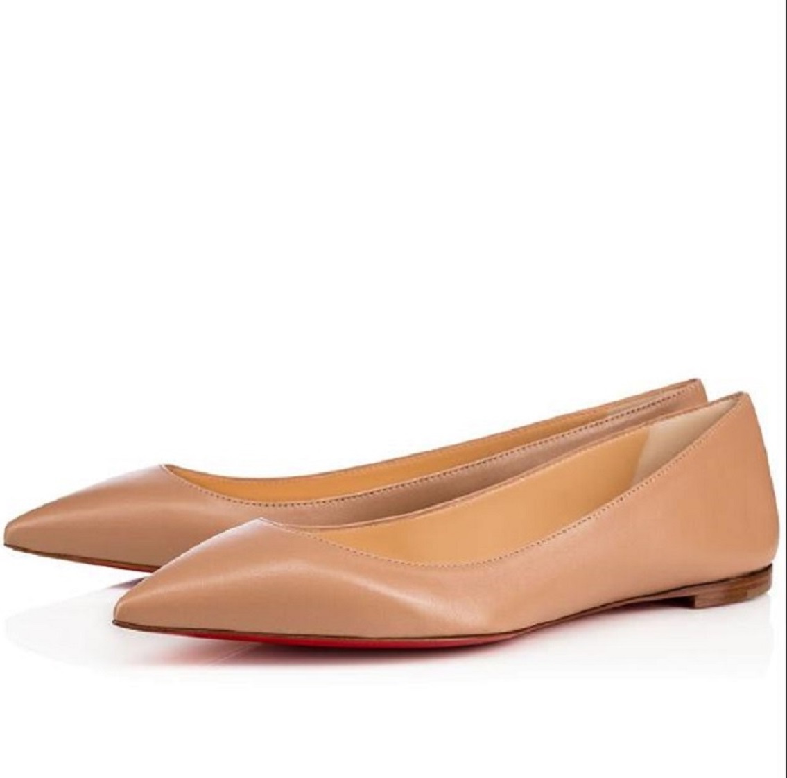 Designed Sandals Red Bottom Bareta Pointed Toe Women Ballet Flats Sexy Ladies Genuine Leather Ballerinas Shoes Party Dress Wedding euro 35-44
Designed Sandals Red Bottom Bareta Pointed Toe Women Ballet Flats Sexy Ladies Genuine Leather Ballerinas Shoes Party Dress Wedding euro 35-44