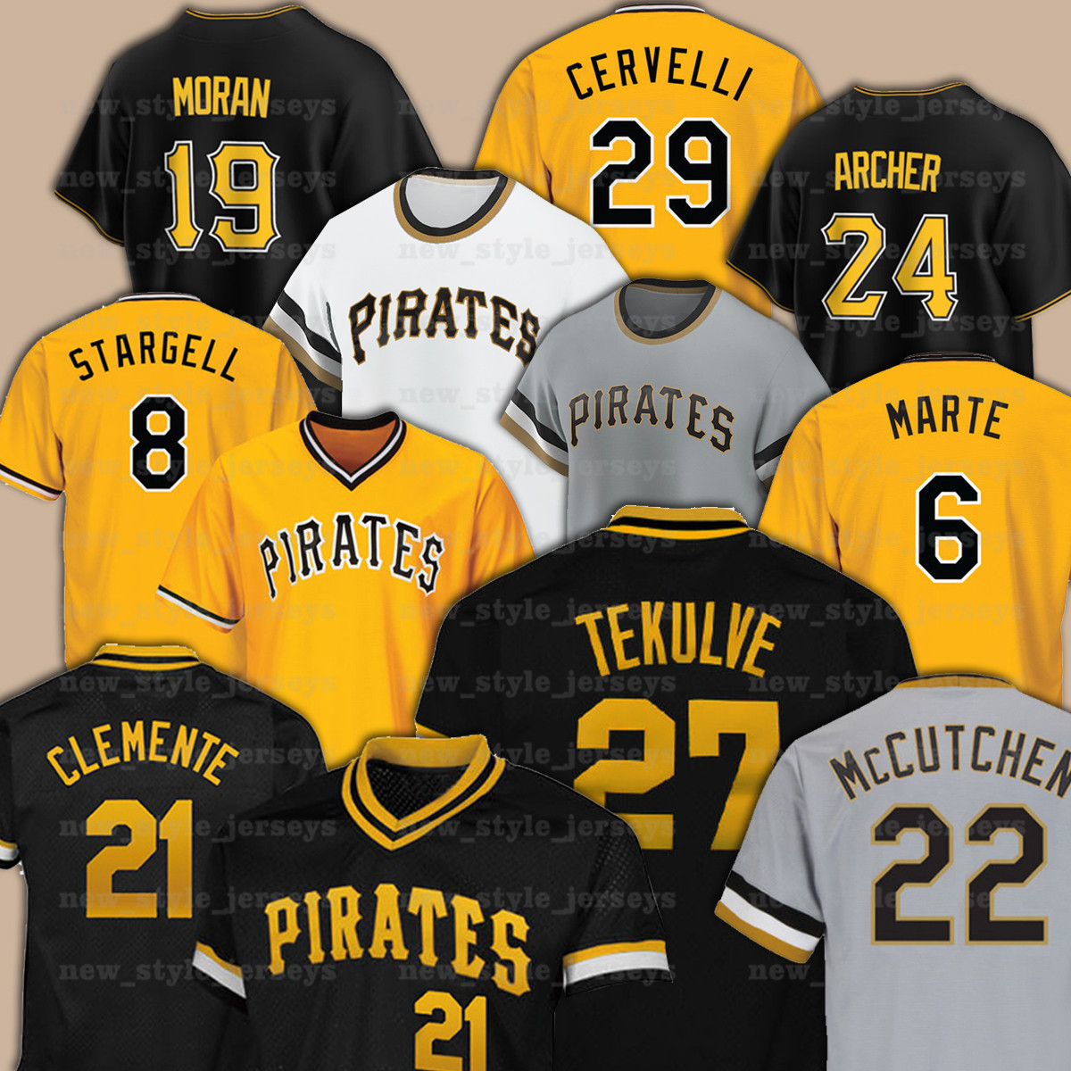 Pittsburgh 21 Roberto Clemente Pirates Baseball Jerseys 32 Henry Davis Starling Marte Francisco Cervelli Kent Tekulve JOSH BELL CHRIS ARCHER Gregory Polanco a2, Men(hai dao)
Pittsburgh 21 Roberto Clemente Pirates Baseball Jerseys 32 Henry Davis Starling Marte Francisco Cervelli Kent Tekulve JOSH BELL CHRIS ARCHER Gregory Polanco a2, Men(hai dao)
