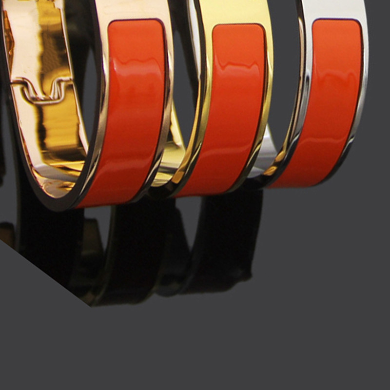 Bangle Fashion Stainless Steel Bangle Women Men Enamel Bangles buckle Design Jewelry Rose Gold Silver Letter Bracelets Love color with Original
Bangle Fashion Stainless Steel Bangle Women Men Enamel Bangles buckle Design Jewelry Rose Gold Silver Letter Bracelets Love color with Original