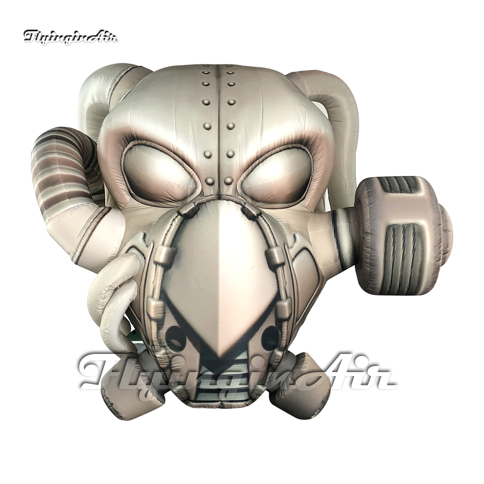 Hanging Inflatable Mask Head Model 3m Height Devil Skull Balloon Blow Up Alien Robot For Halloween Party Decoration